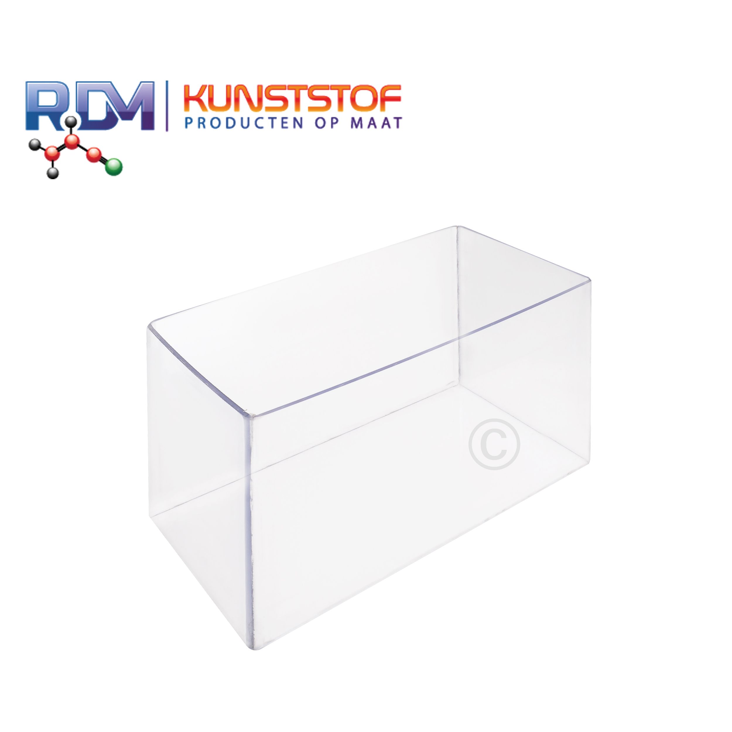 Rechthoekige polycarbonaat plantenbak