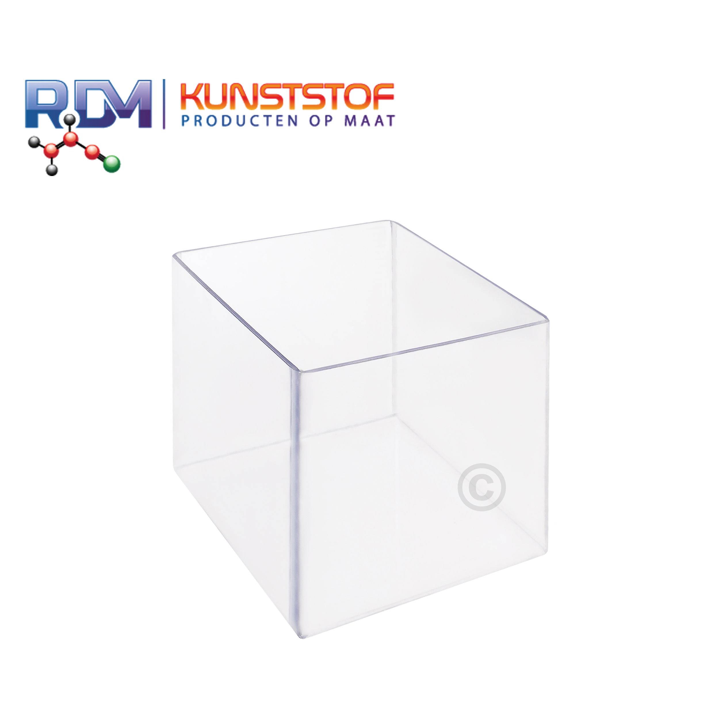 Vierkante polycarbonaat plantenbak